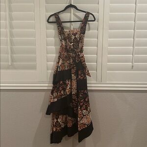 Anthropologie Floral Sleeveless Maxi Dress